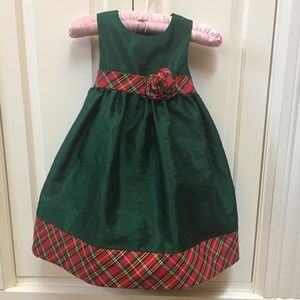 Laura Ashley Holiday Dress Fancy 2T Plaid Cute!!!
